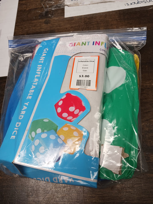 Inflatable Dice