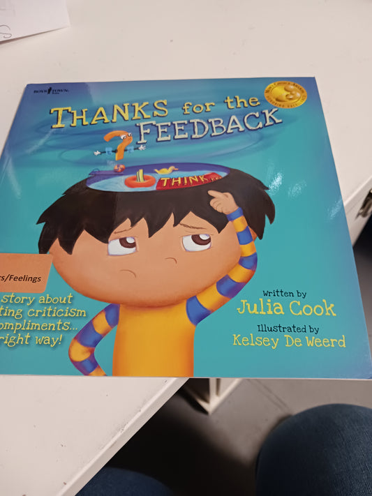 Thanks for the feedback book