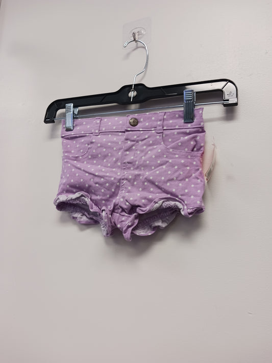 purple Garanimals Poka Dot Shorts, 18M B