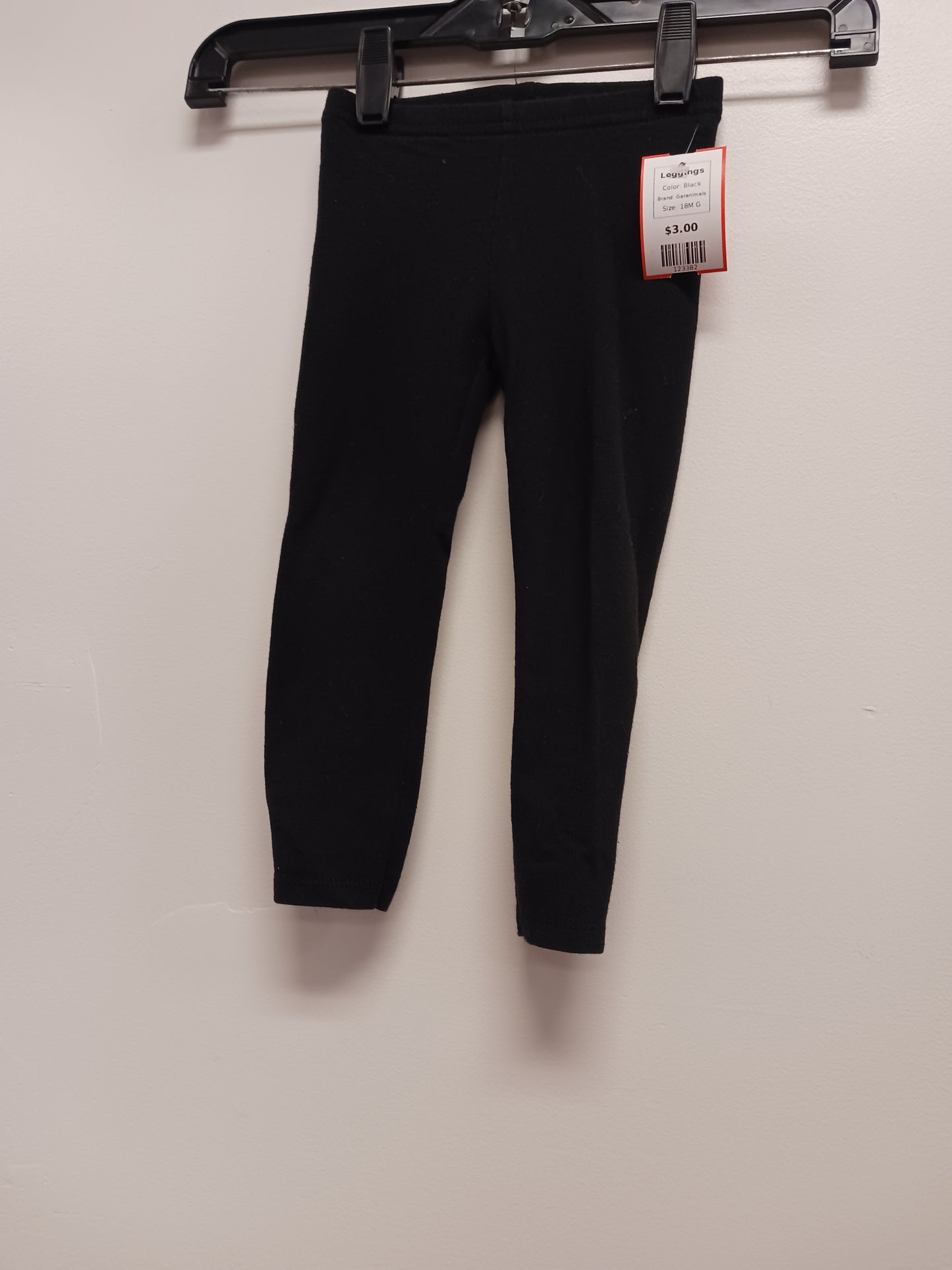Black Garanimals Leggings, 18M G