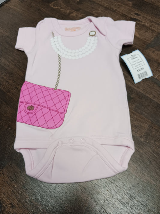 Pink Sarakety Onesie, NB G