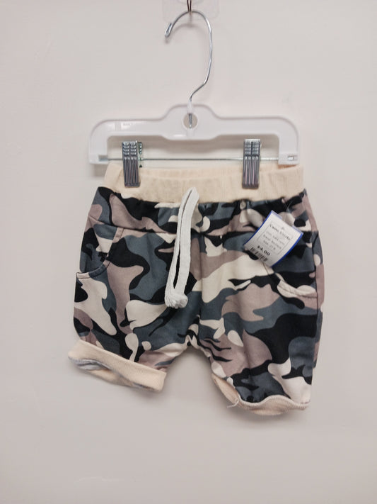 black camo Boutique Camo Shorts, 2T B