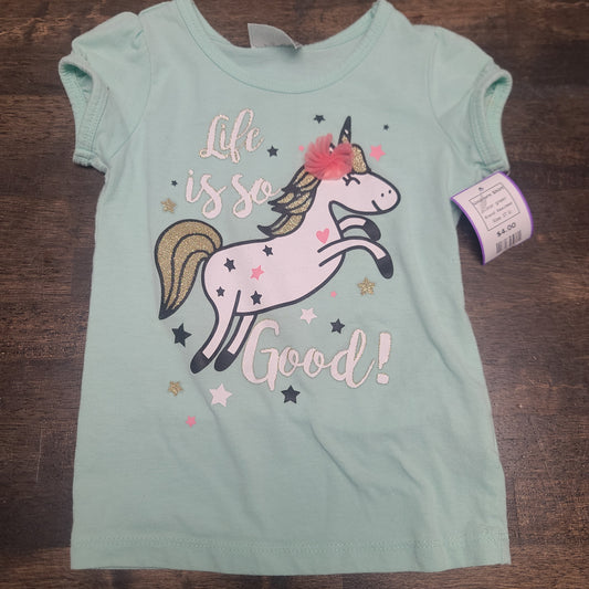 green Beautees Unicorn Shirt, 3T G