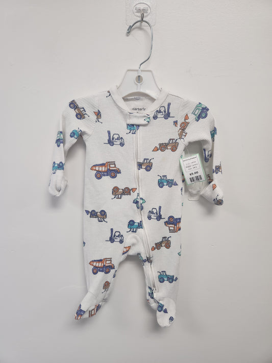 white Carters Vechicle Sleeper, 3M B