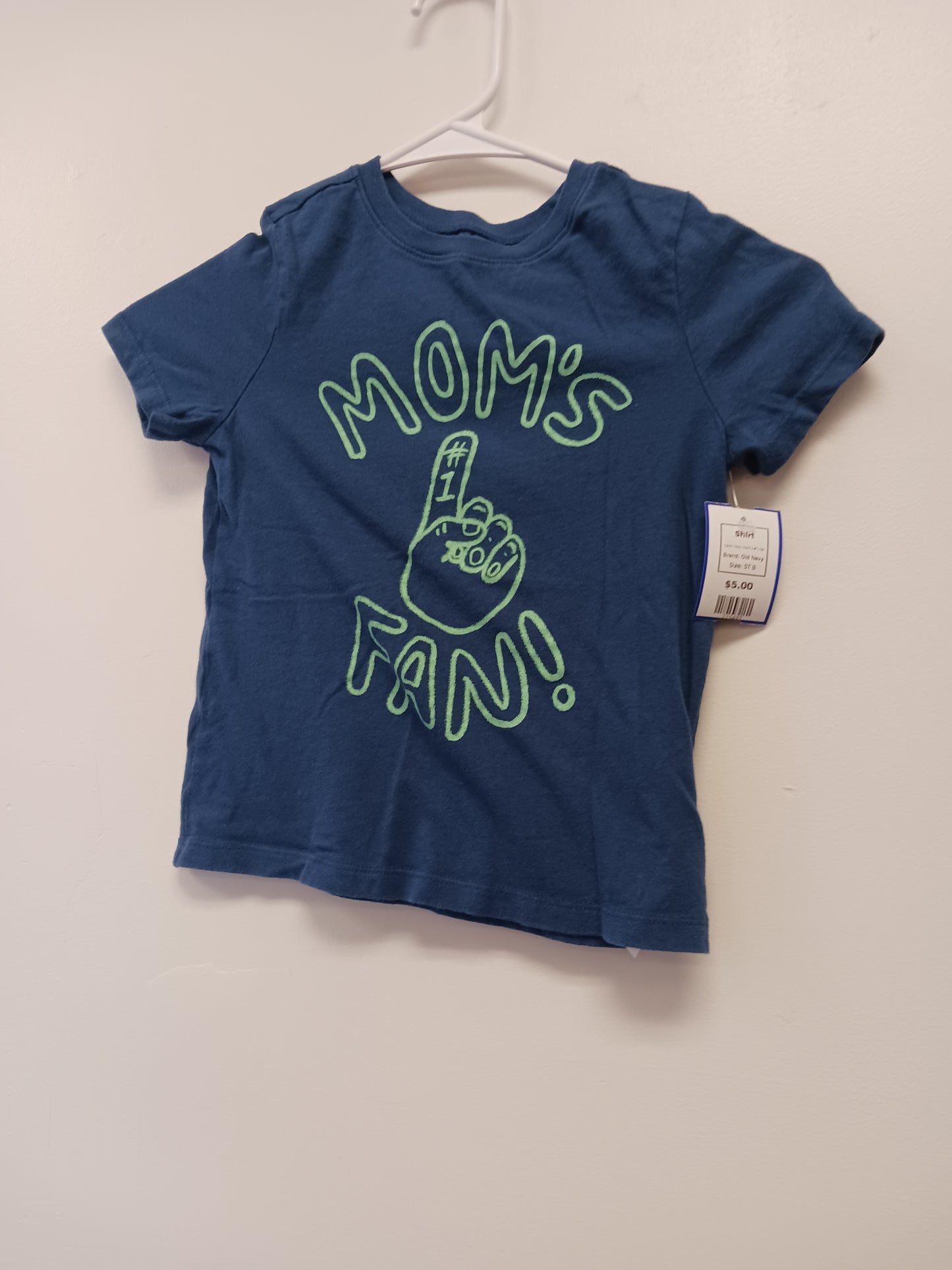 Navy Mom's  #1 Fan Old Navy Shirt, 5T B