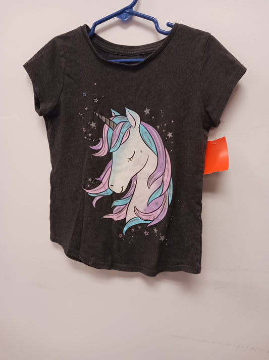 Grey Jumping Bean Unicorn Shirt, 6 G