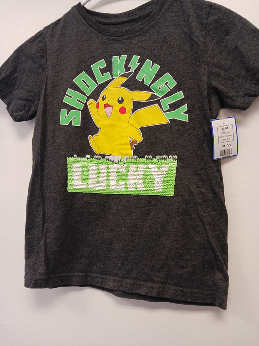 Grey Pokemon Shirt, 6 B