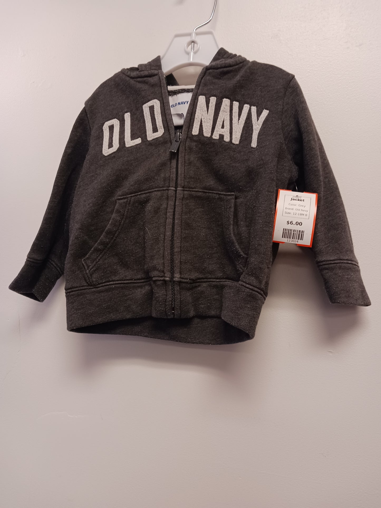 Grey Old Navy Jacket, 12-18M B
