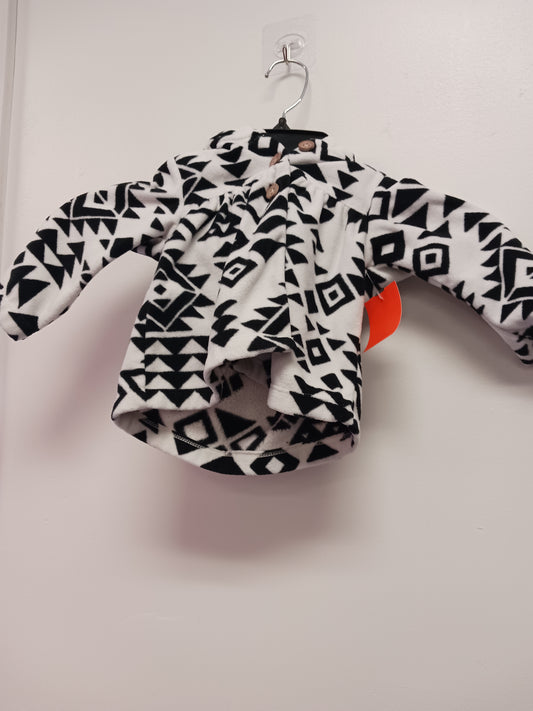 black/white Carters Triangle Pattern Jacket, 9M G