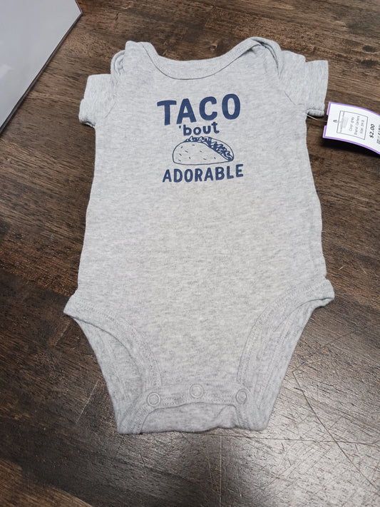 grey Carters Taco About Adorable Onesie, 3M B