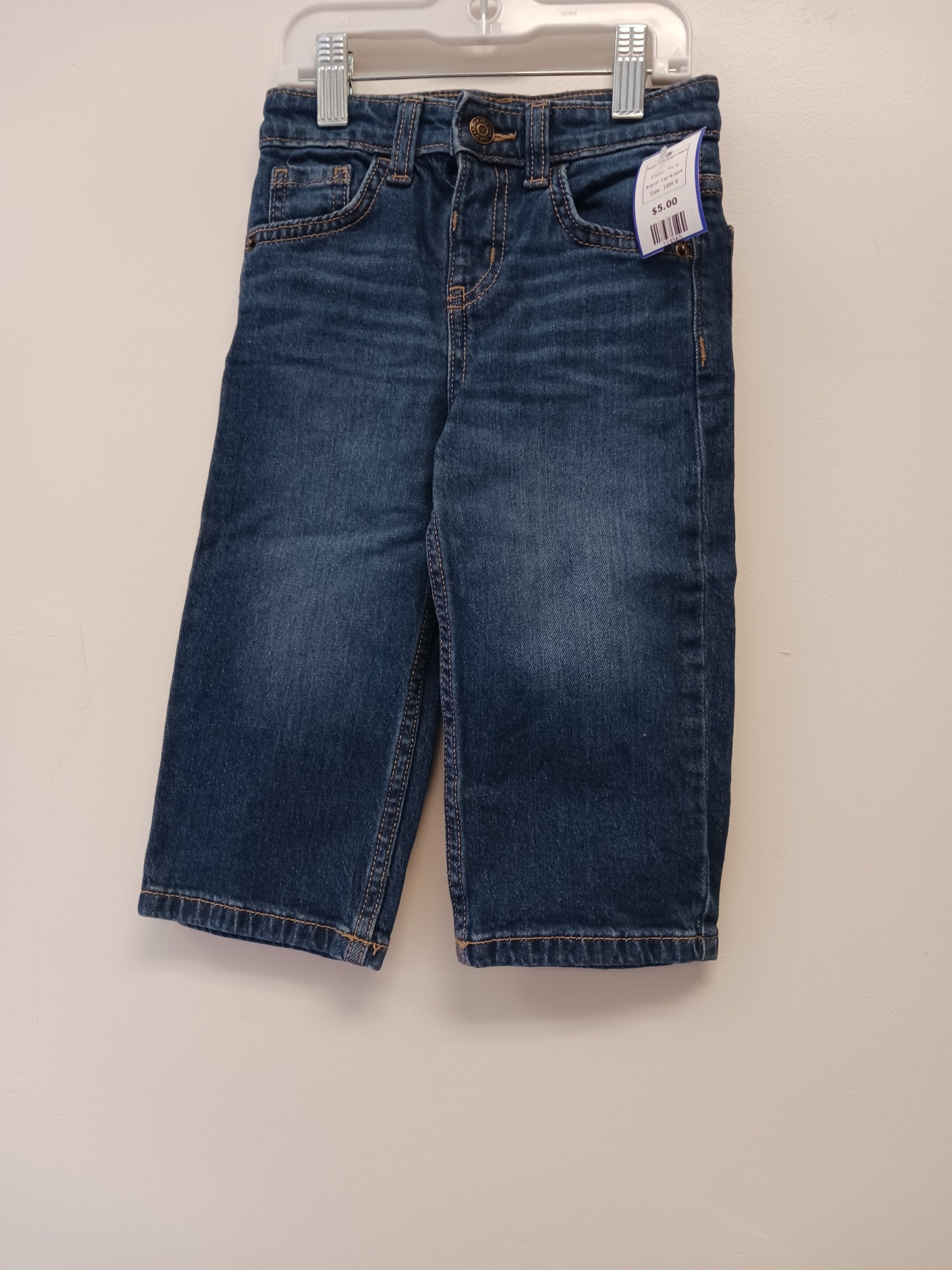 Blue Cat & Jack Relaxed Straight Jeans, 18M B