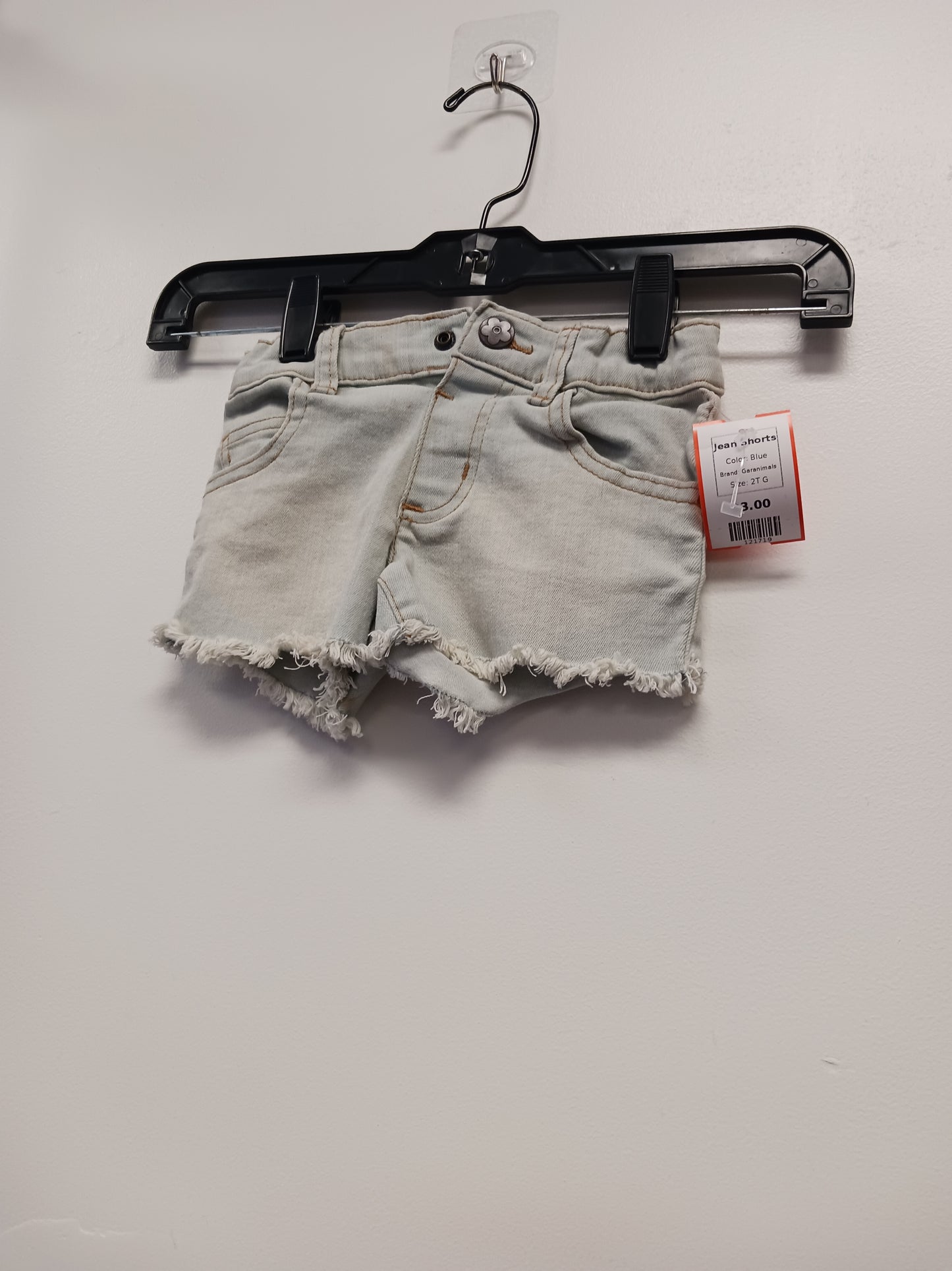 Blue Garanimals Jean Shorts, 2T G