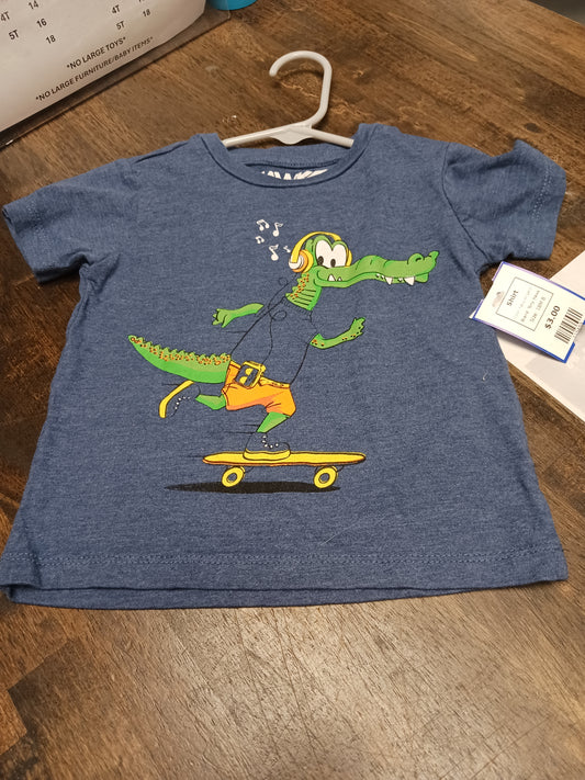 Navy Alligator Tony Hawk Shirt, 18M B