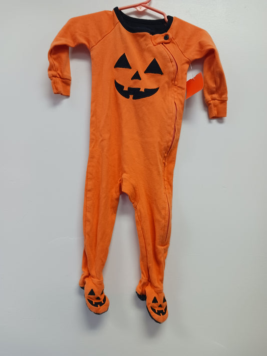 Orange PJ Place Halloween Sleeper 6/9m, 6M B