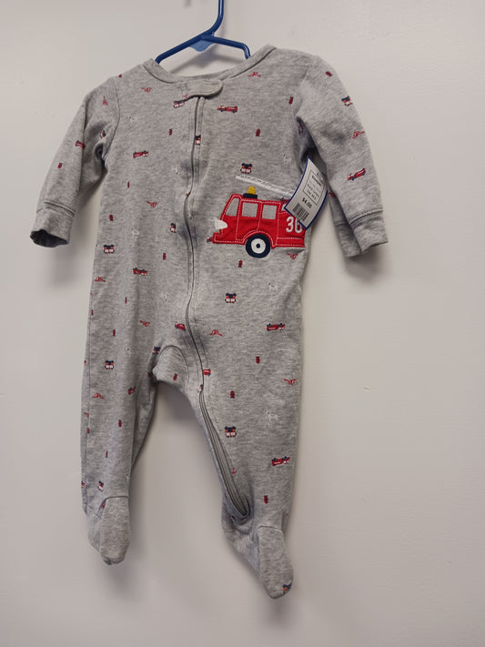 Grey Fire Truck Carters Sleeper, 9M B