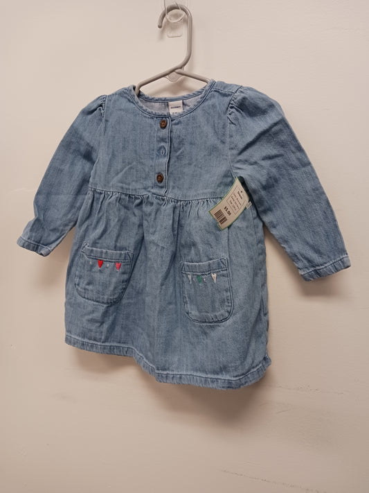 Blue Jean Old Navy Dress, 12M G
