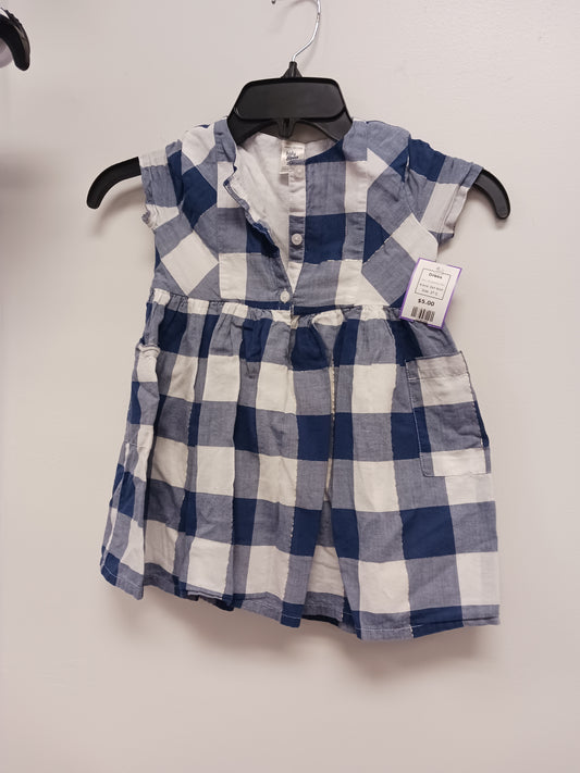 Blue/White Plaid Osh Kosh Dress, 2T G