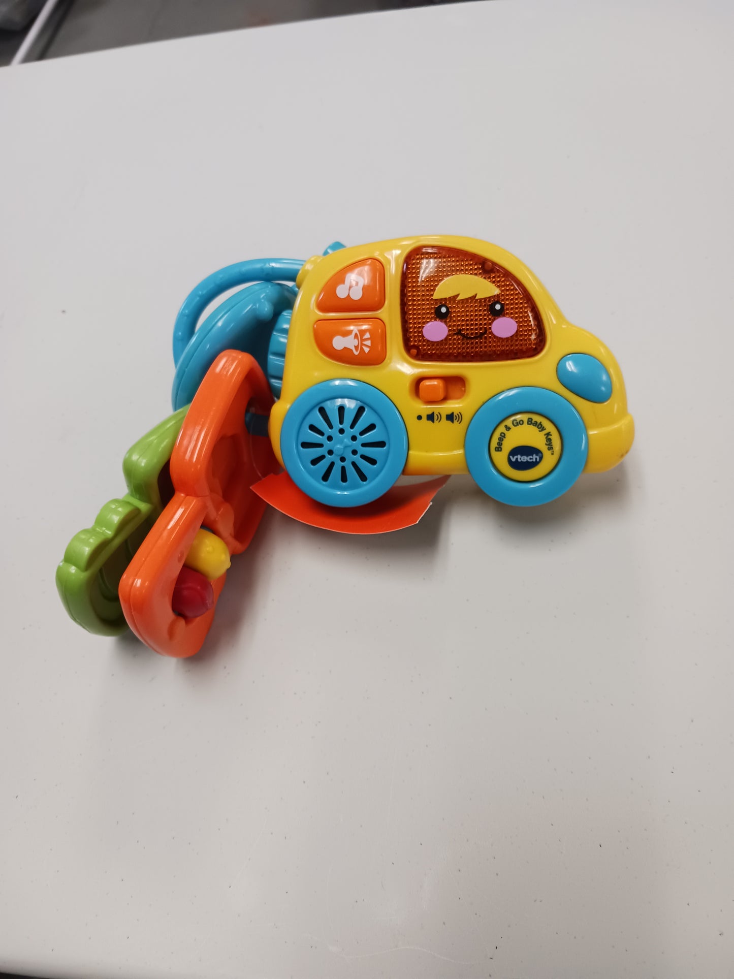 Yellow/Blue Vtech Beep & Go Baby Keys