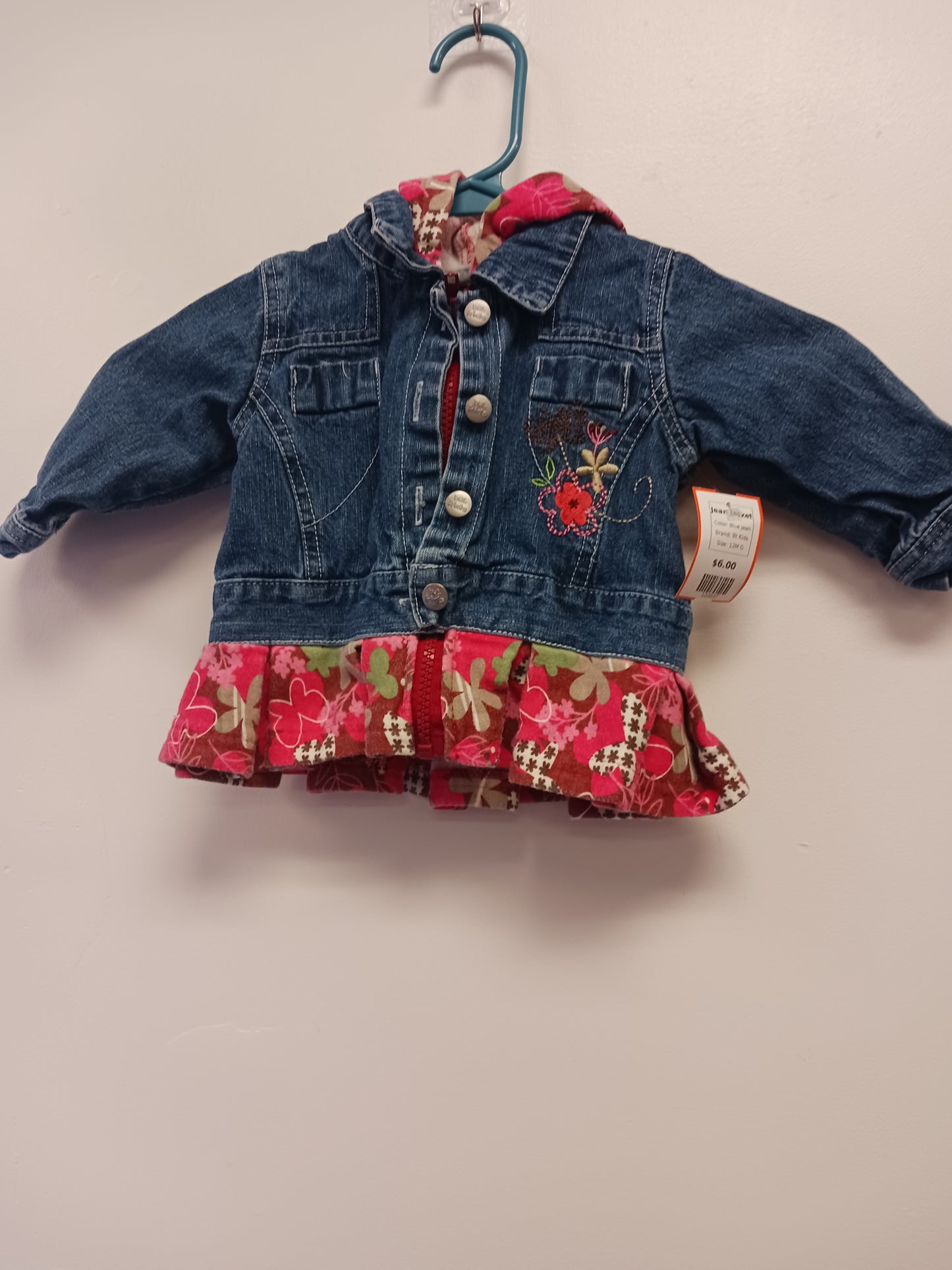 Blue Jean Bt Kids Jean Jacket, 12M G