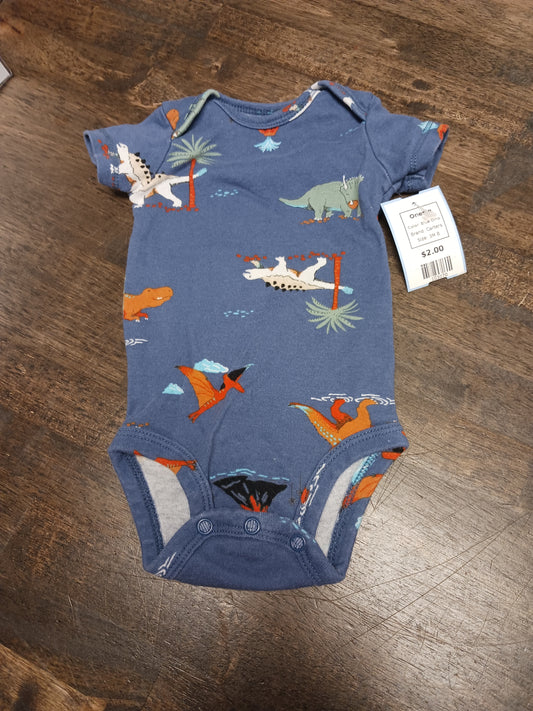 Blue Dino Carters Onesie, 3M B