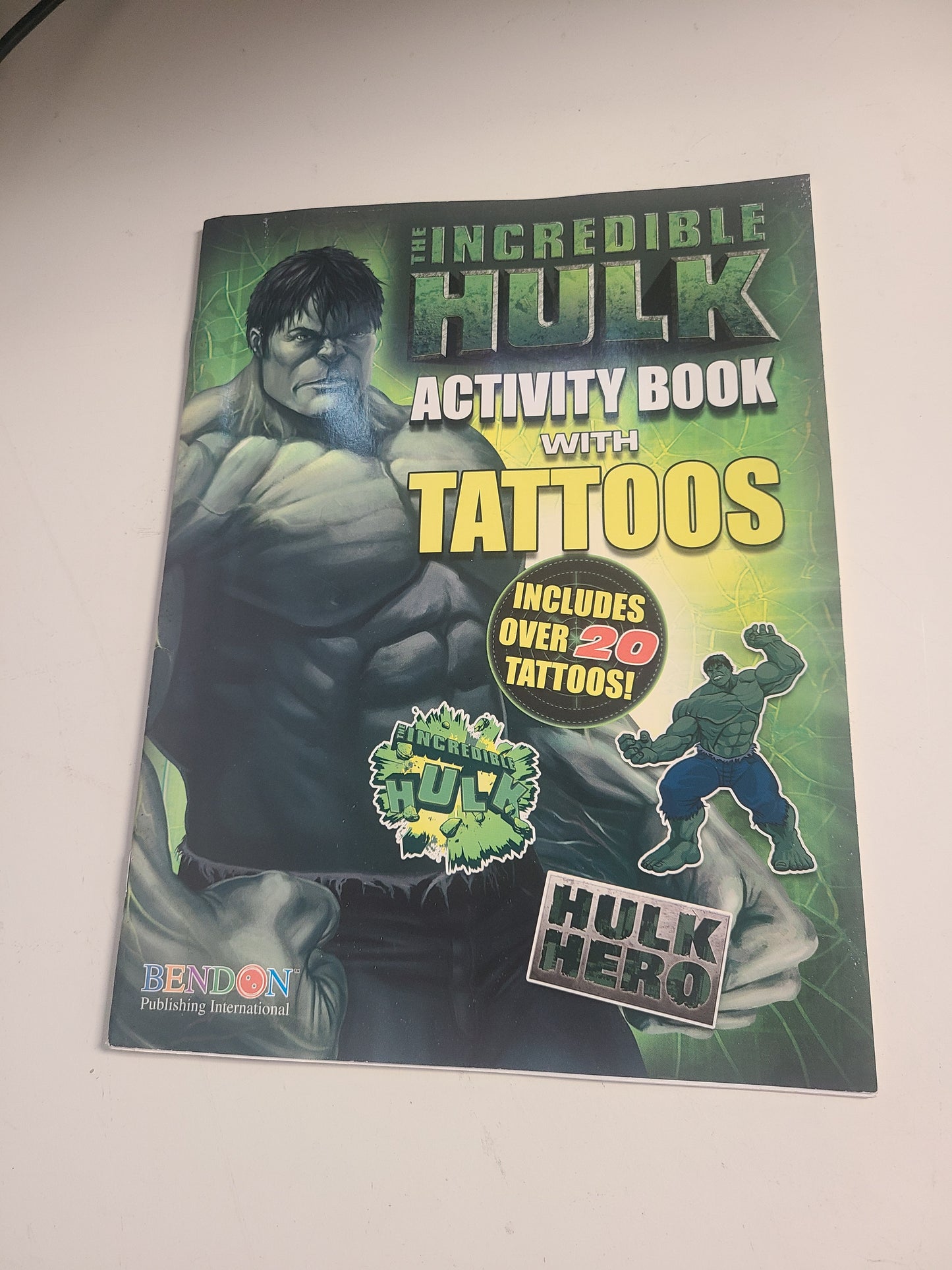 Hulk Activity Book W/Tattoos Book