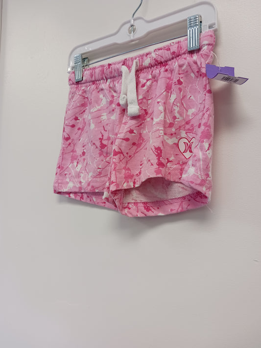 Pink/White Hurley Shorts, 6 G
