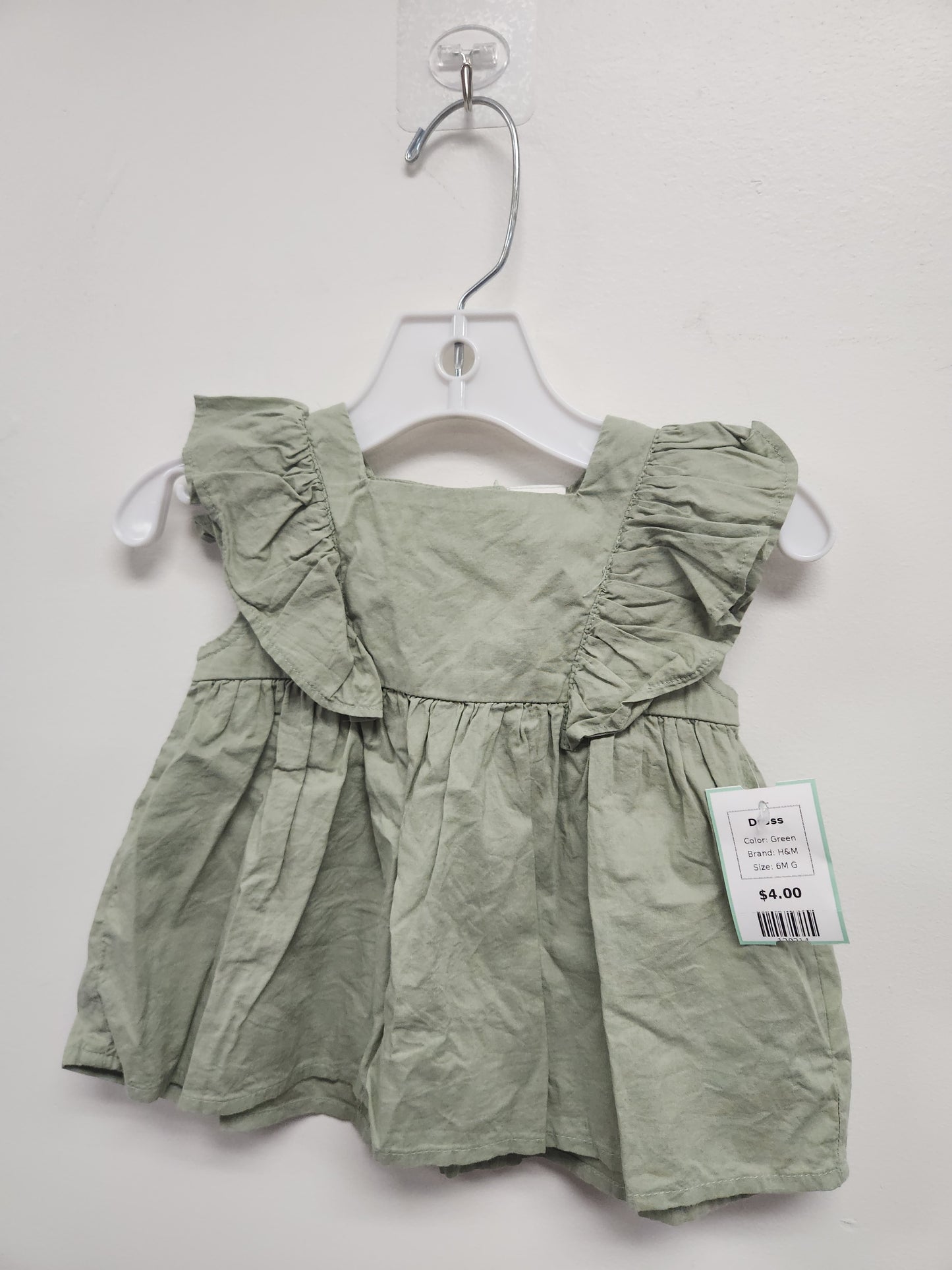 Green H&M Dress, 6M G
