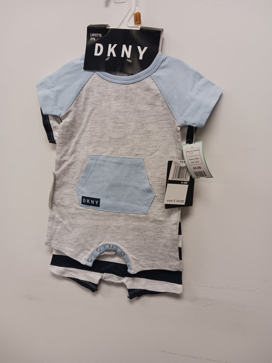 Blue/Grey Navy/White DKNY Short One Piece(2), NB B