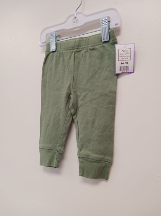 Green Carters Pants, 6M B
