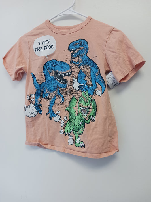 Orange/Blue/Green Dino Childrens Place Shirt, 7 B