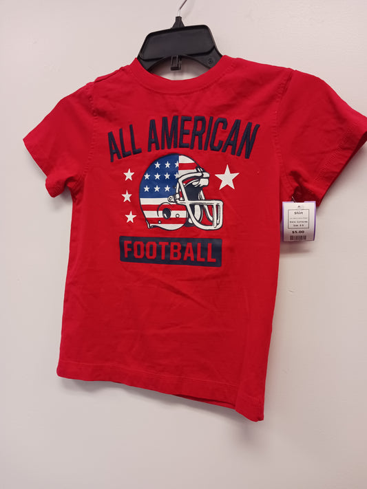 Red All American Football Gymboree Shirt, 6 B