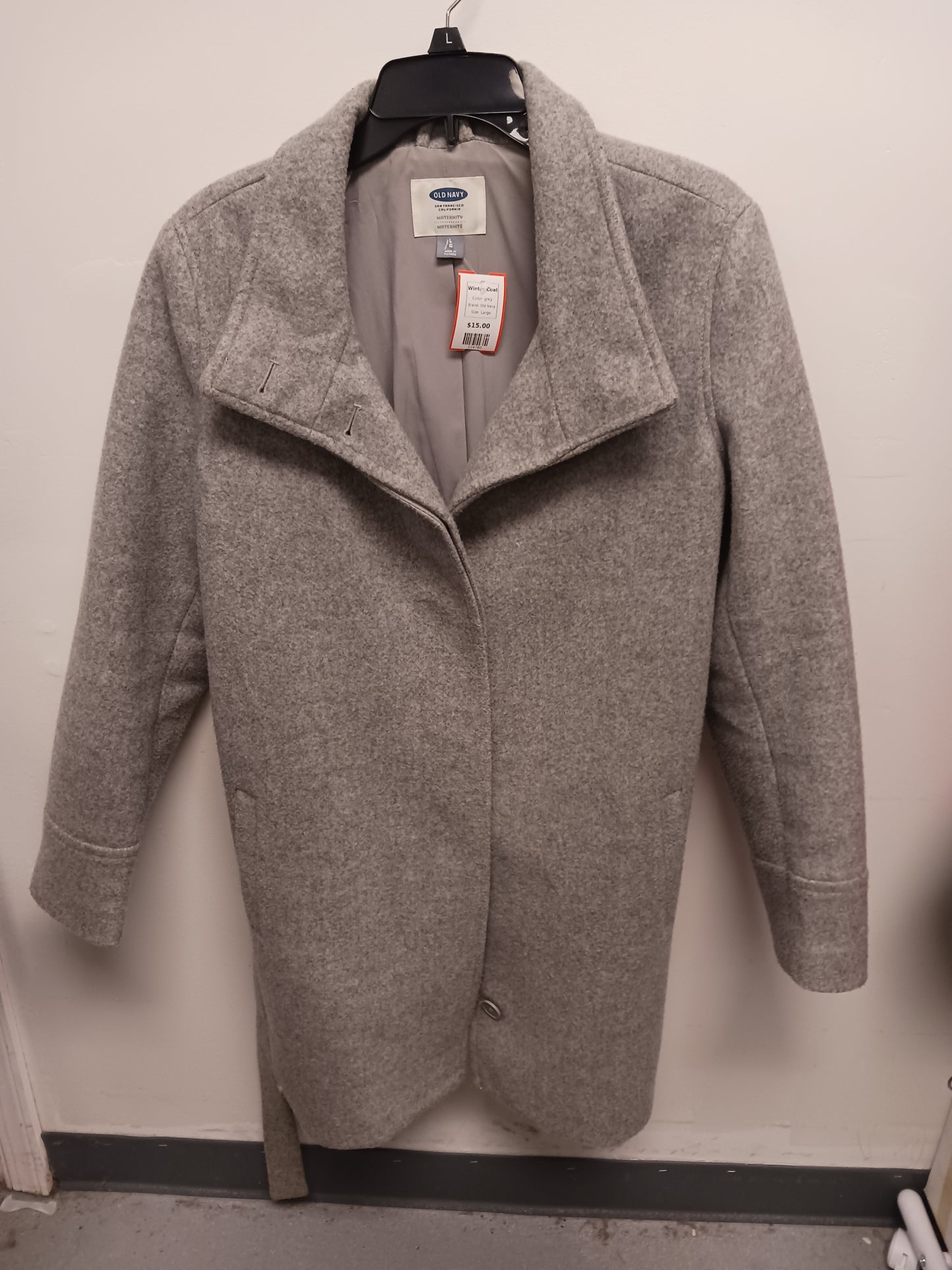 grey Old Navy Winter Coat, Large