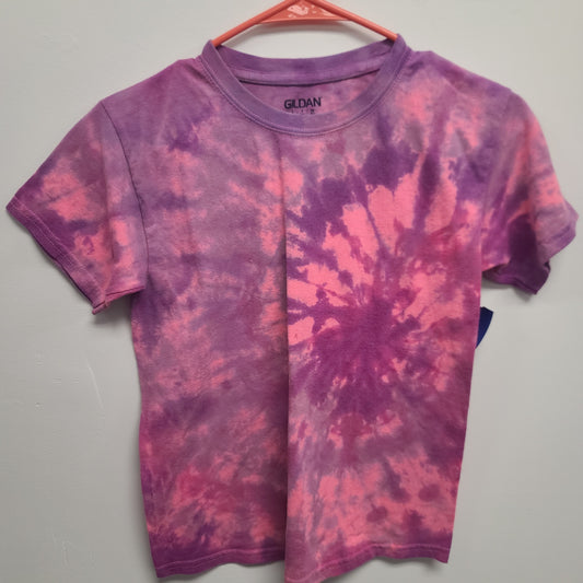 pink Gildan Tye Dyed Tshirt, 10 G
