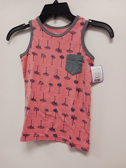 Pink Sport Palm Tree Tank Top 5/6, 5T B