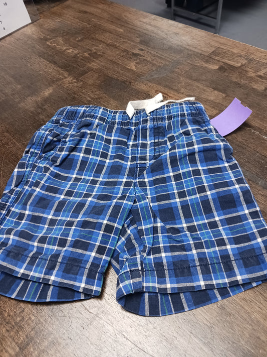 Blue Plaid Gymboree Shorts, 18M B