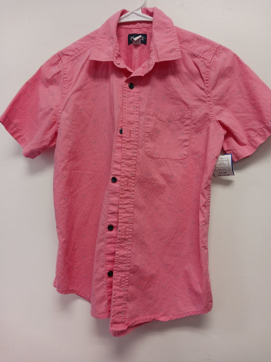 Pink Childrens Place Button Down Shirt 10/12, 10 B