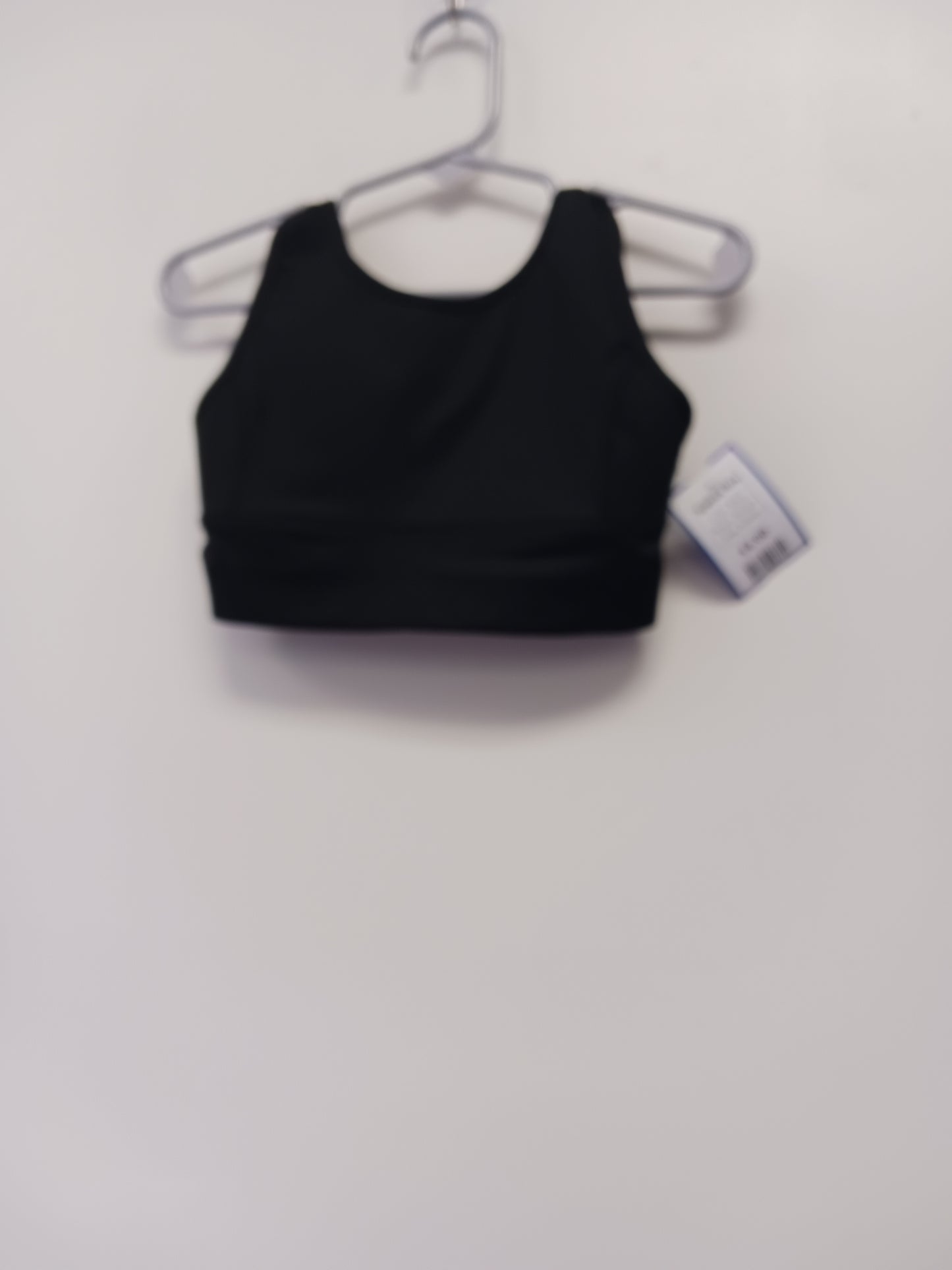 Black Athletic Sports Bra, X-Small