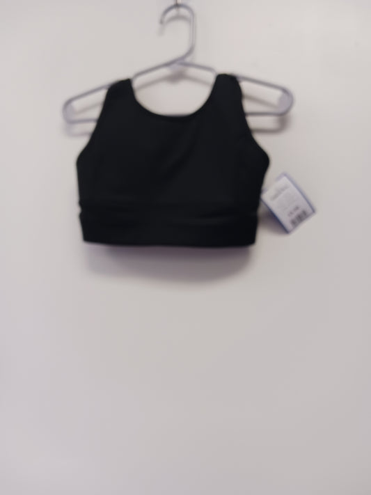 Black Athletic Sports Bra, X-Small