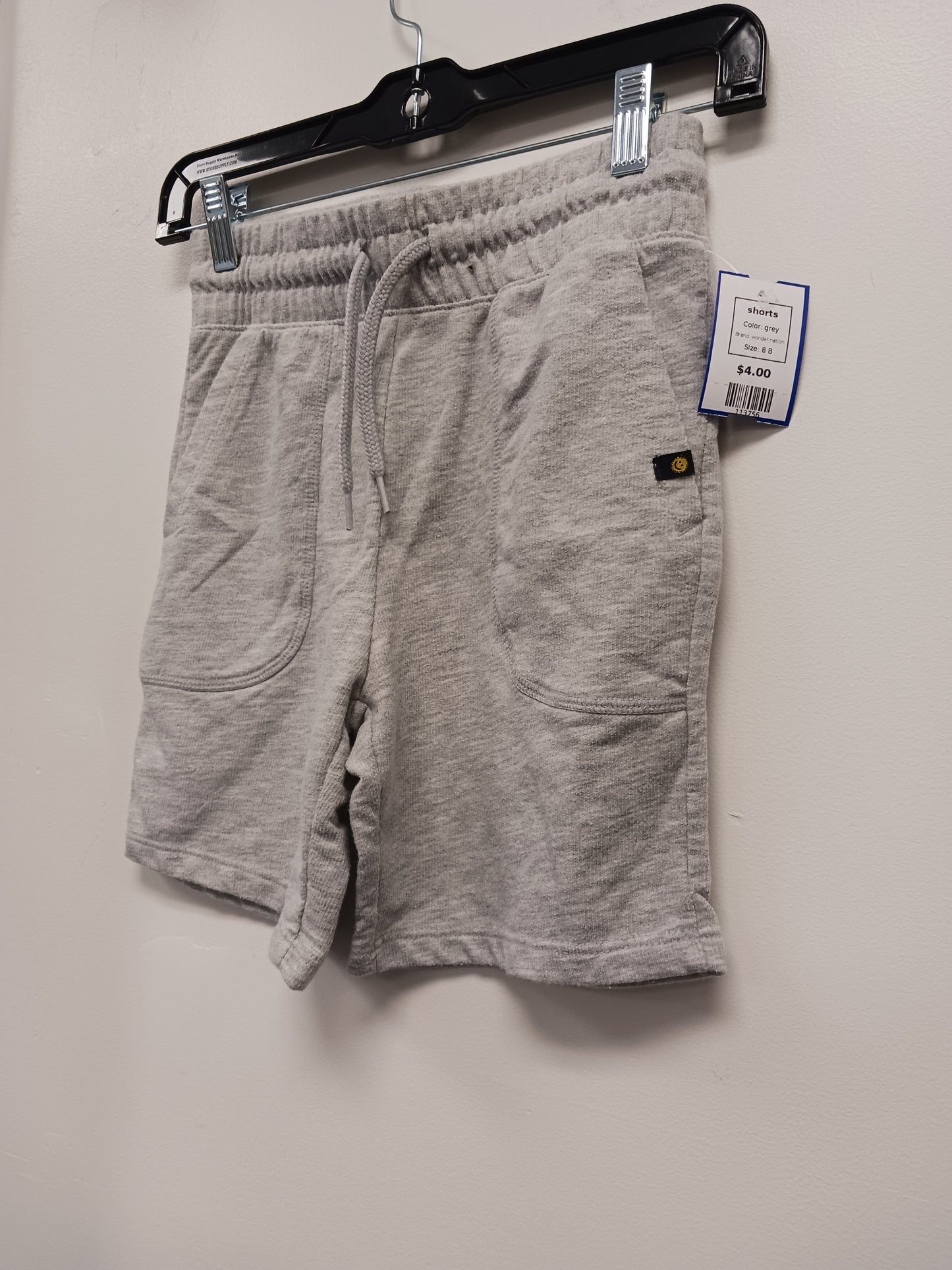 grey wonder nation shorts, 8 B