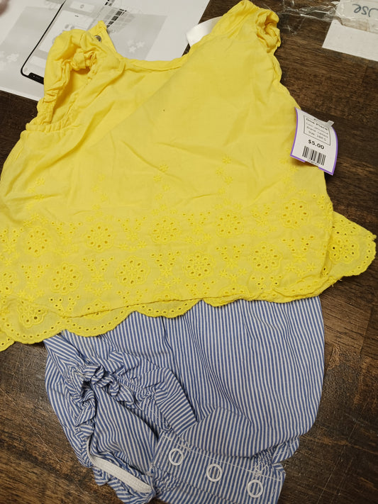 yellow/blue carters One Piece, 18M G