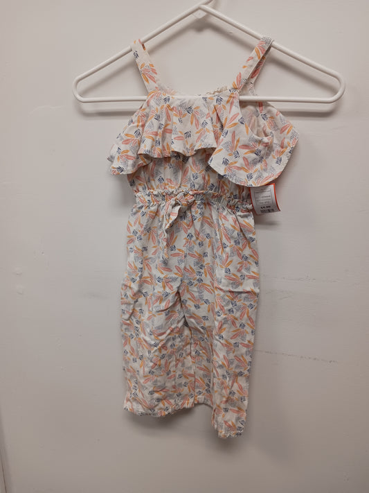 white/pink Jessica Simpson Flower One Piece outfit, 4T G