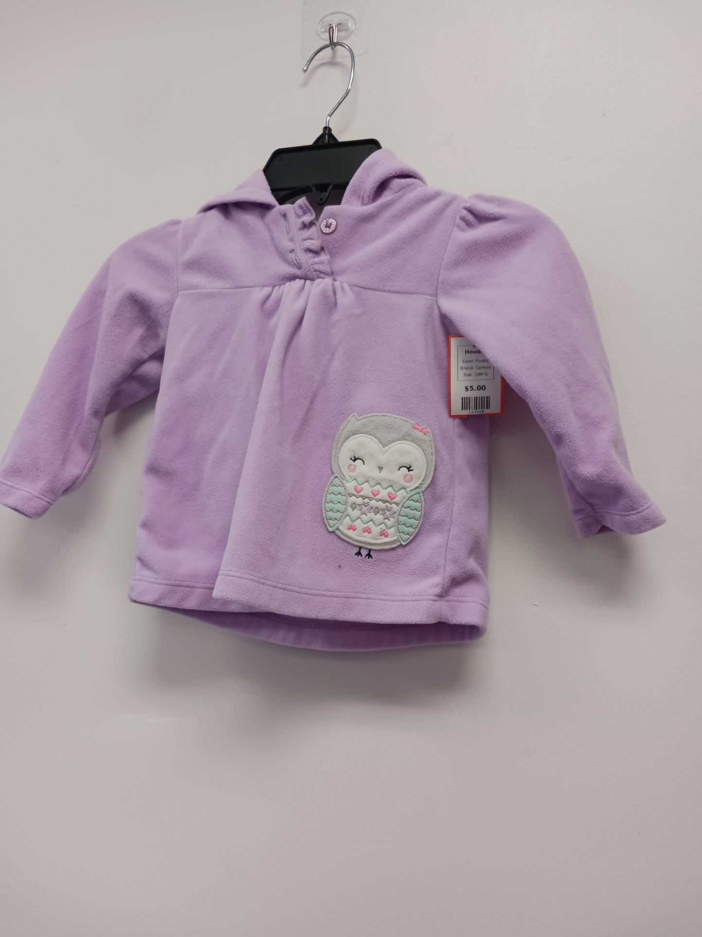 Purple Carters Hoodie, 18M G