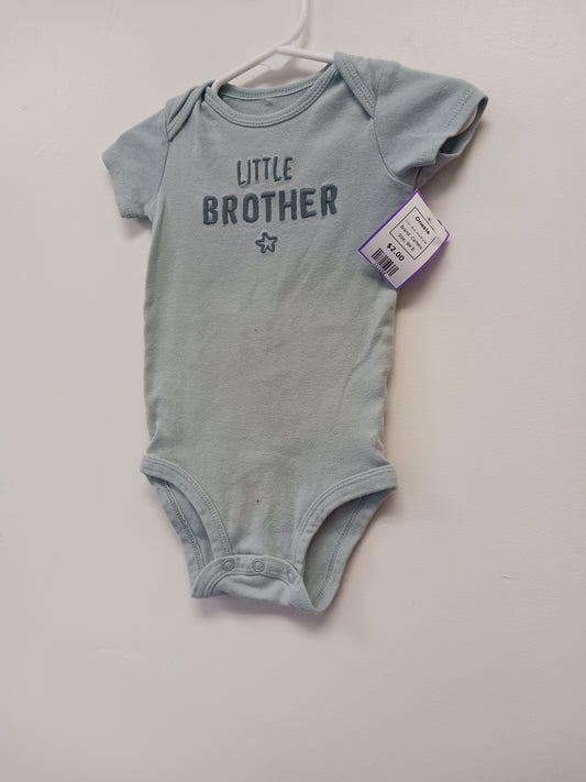 Blue Little Brother Carters Onesie, 9M B