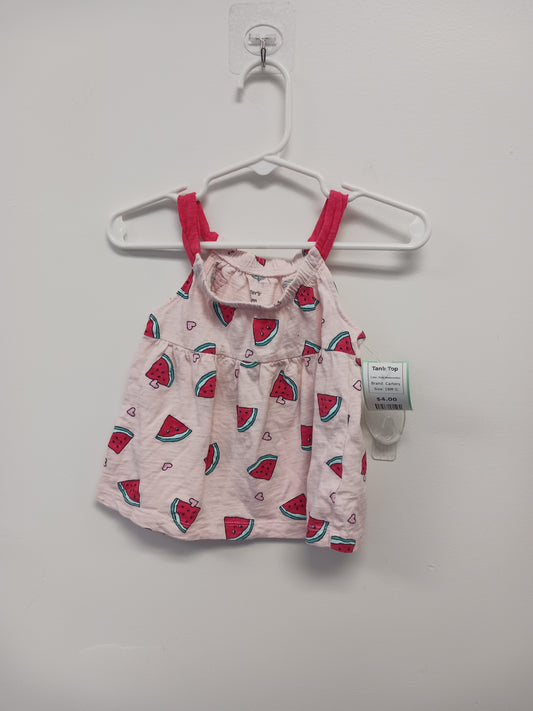 Pink Watermelon Carters Tank Top, 18M G