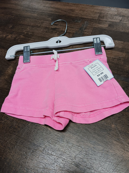 Pink Carters Shorts, 6M G