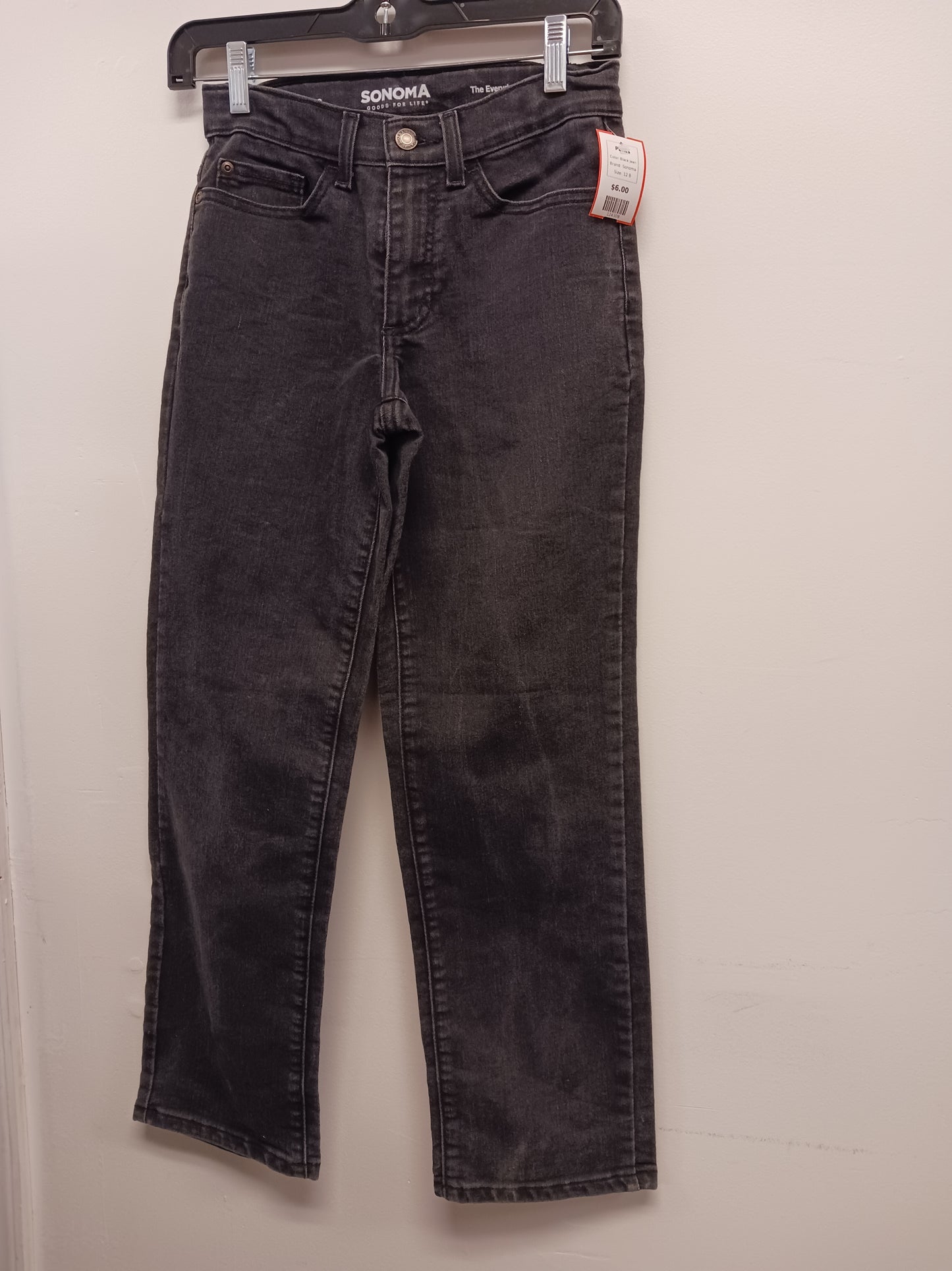 Black Jean Sonoma Pants, 12 B