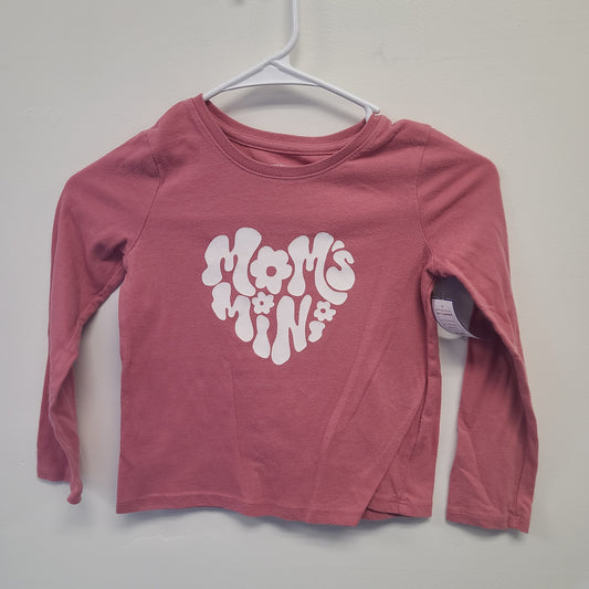 Pink Mom's Mini Jumping Bean Longsleeve Shirt, 5T G