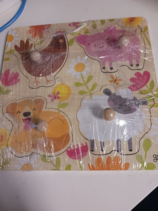 Wooden Farm Animals Puzzle