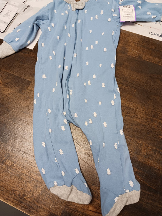 Blue/White Tree Wonder Nation Sleeper, 3M B