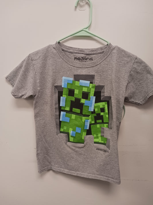 Grey Mojang Minecraft Tshirt, 8 B
